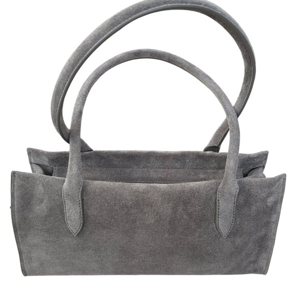 J.Crew Berkeley Structured Shoulder Bag in Suede - New - Picture 5 of 14